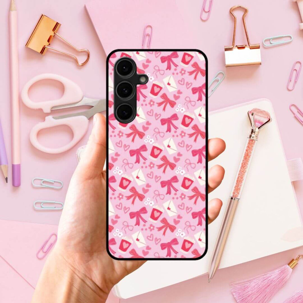 Pink Coquette Glass Phone Cases – Cute & Trendy Designs – sillycanvas