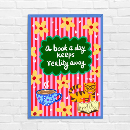 A Book A Day Wall Art