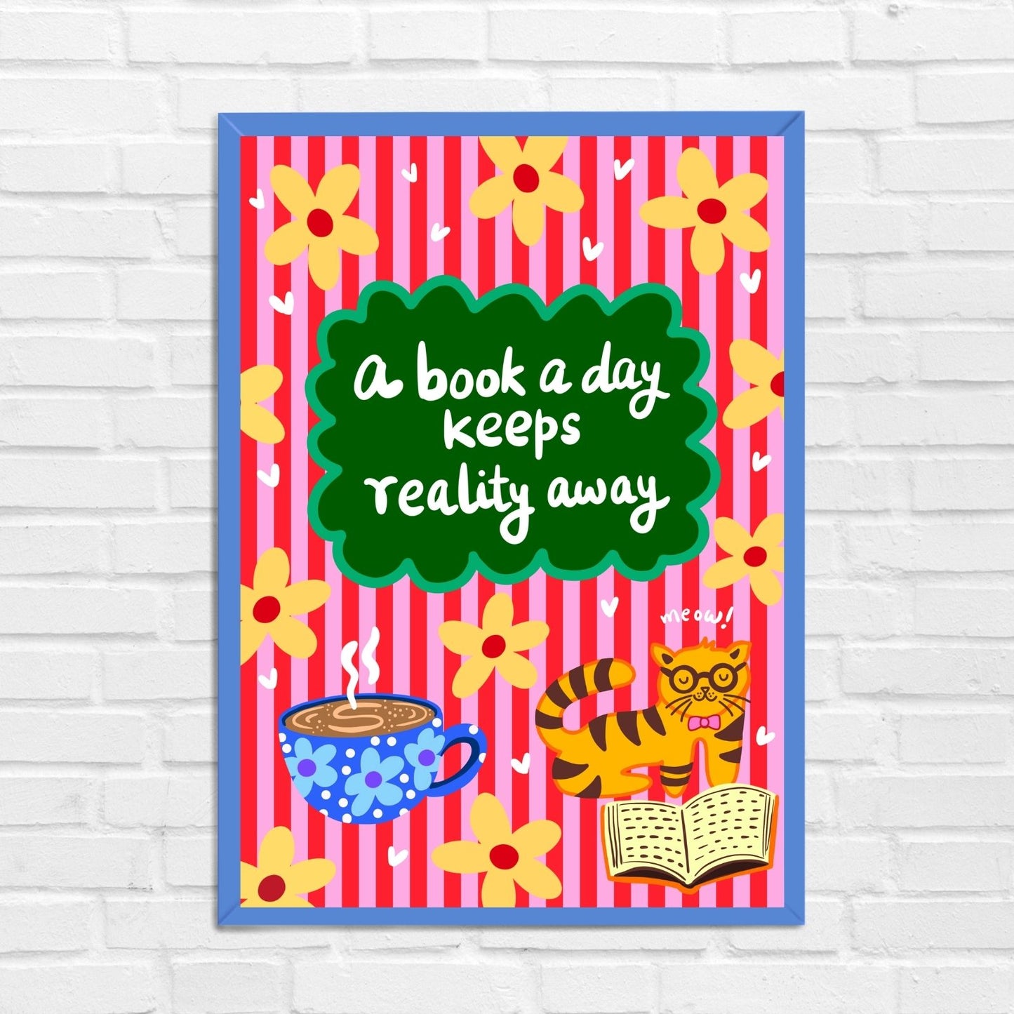 A Book A Day Wall Art