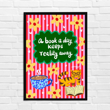 A Book A Day Wall Art