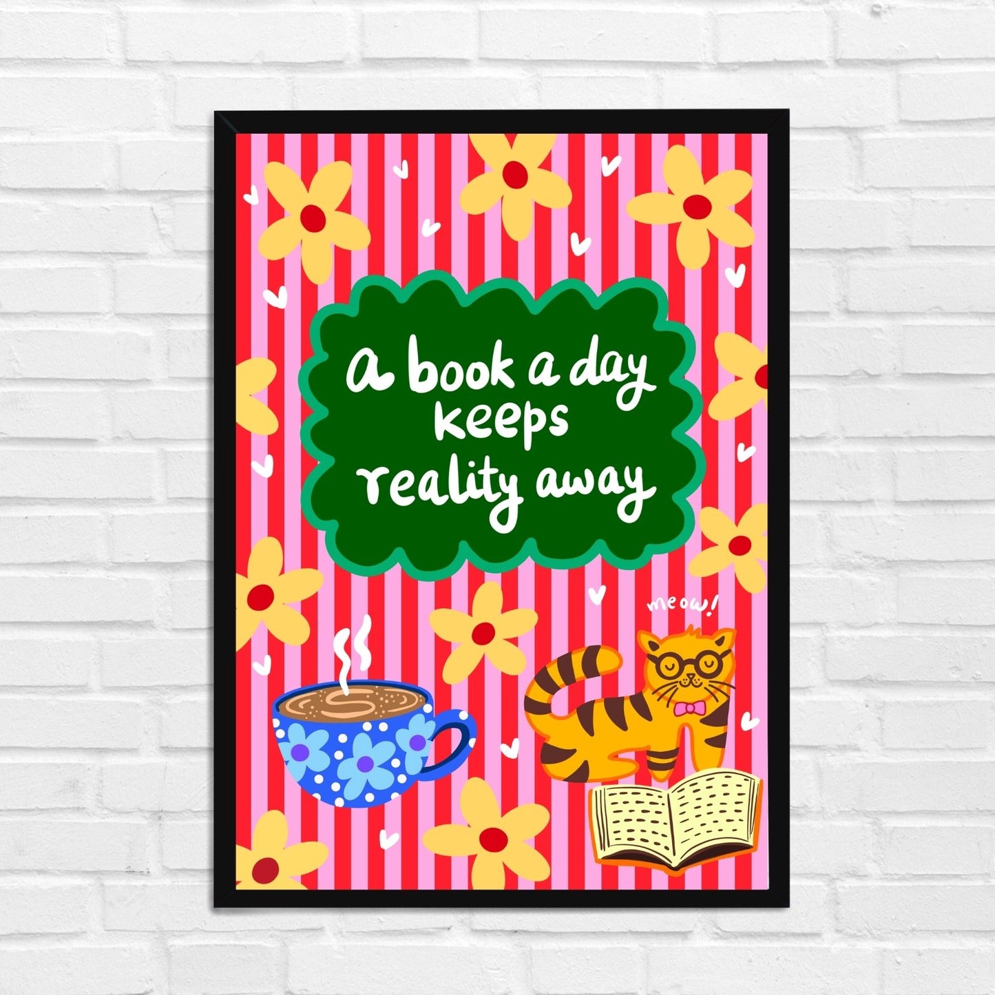 A Book A Day Wall Art