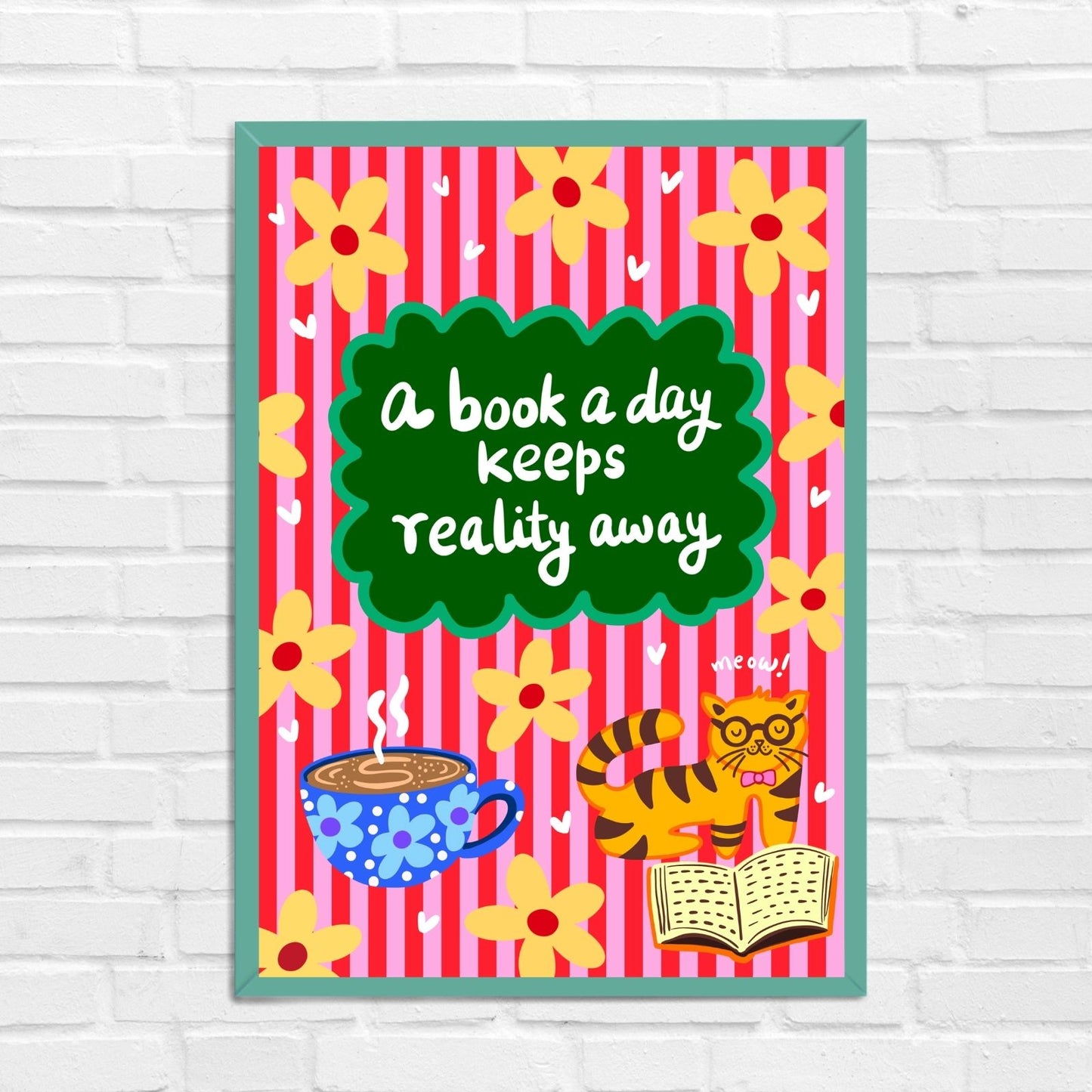 A Book A Day Wall Art