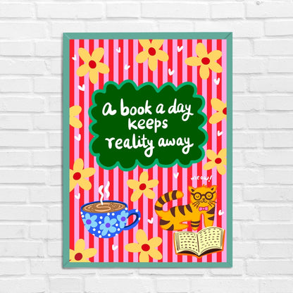 A Book A Day Wall Art