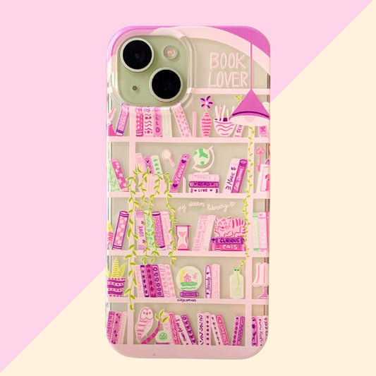 Sale Booklover Purple Clear Soft Silicone Case