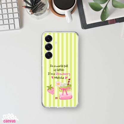 Im a Strawberry Matcha Silicone Case