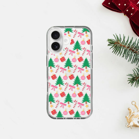 Clear Silicone Case Christmas Pattern