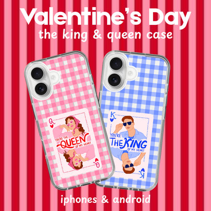 King of Hearts Valentine's Day Silicone Case