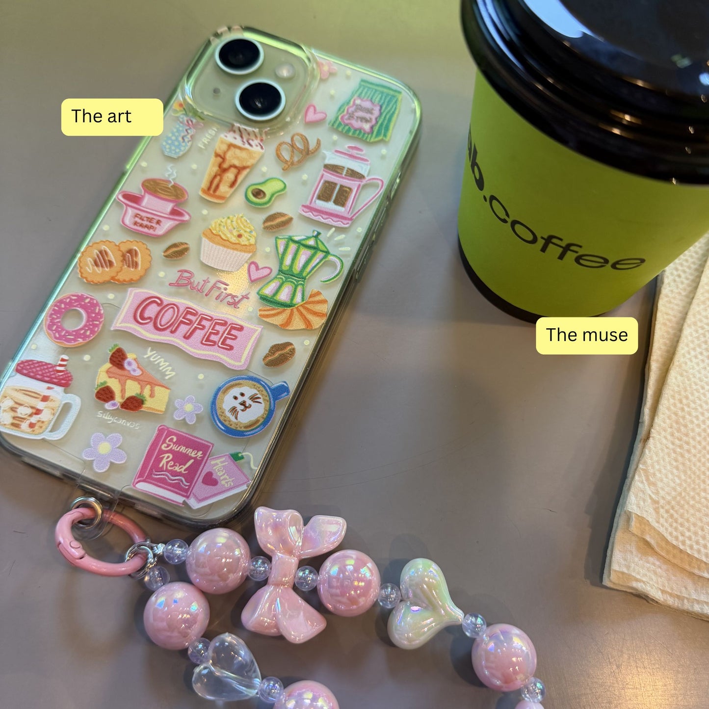 Coffee Lover Clear Silicone Phone Case - Soft TPU Cover