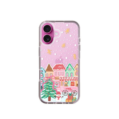 Clear Silicone Case Christmas Village