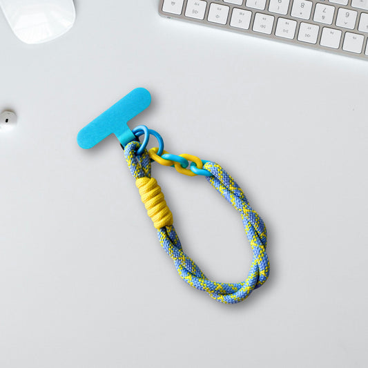 Blue & Yellow Lanyard Charm