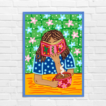 Buried in a Book Wall Art