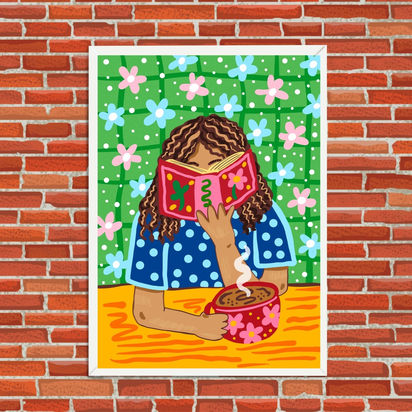 Buried in a Book Wall Art