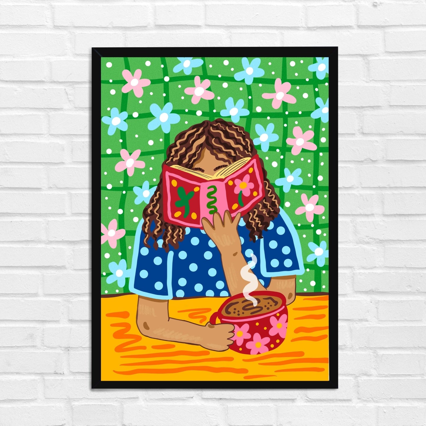 Buried in a Book Wall Art