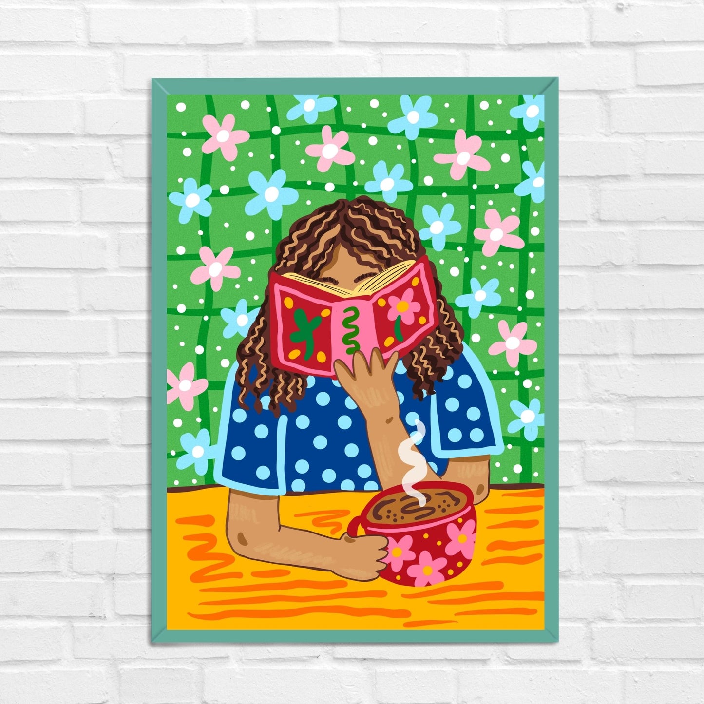 Buried in a Book Wall Art