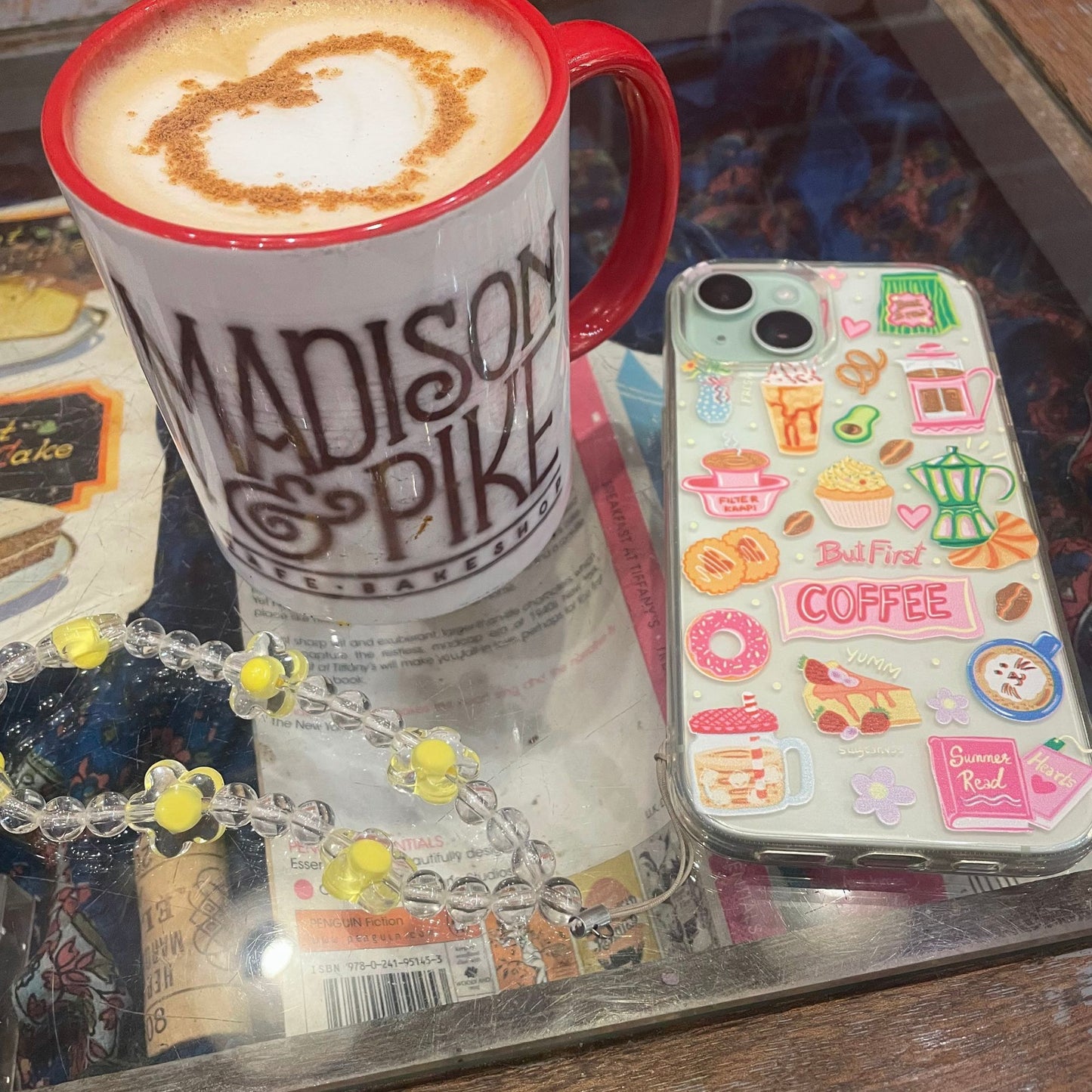 Coffee Lover Clear Silicone Phone Case - Soft TPU Cover