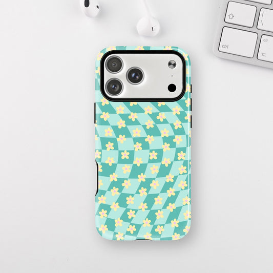 Trippy Flower Green Armour Case