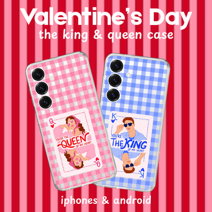 Queen of Hearts Valentine's Day Silicone Case