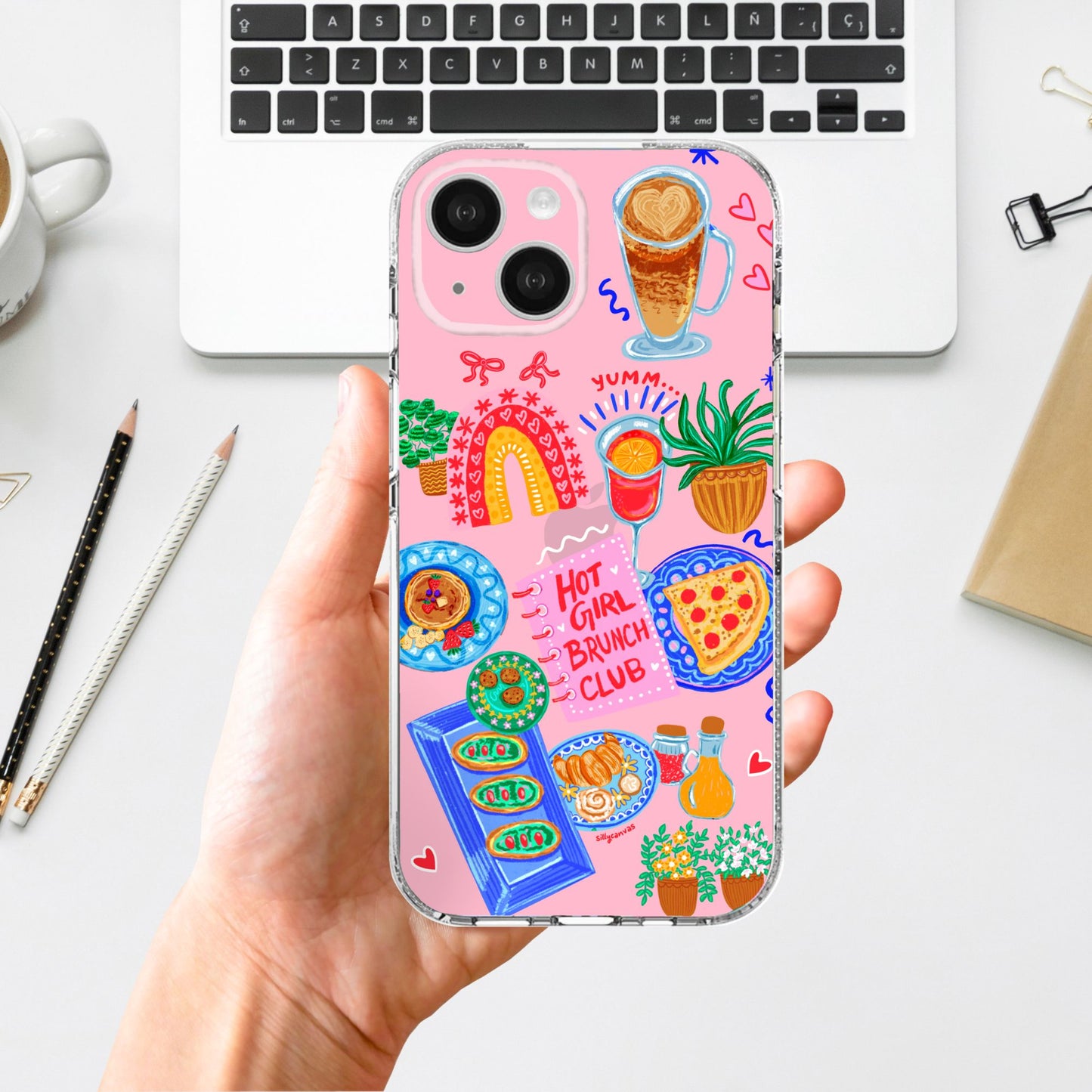 Clear Silicone Case Brunch Club