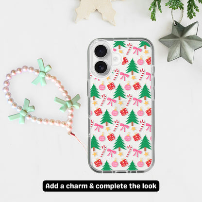 Clear Silicone Case Christmas Pattern