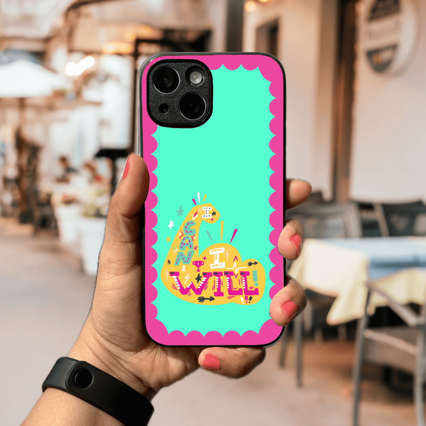 Self Care Glass Phone Case - I can I Will