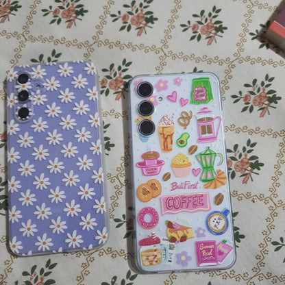 Coffee Lover Clear Silicone Phone Case - Soft TPU Cover