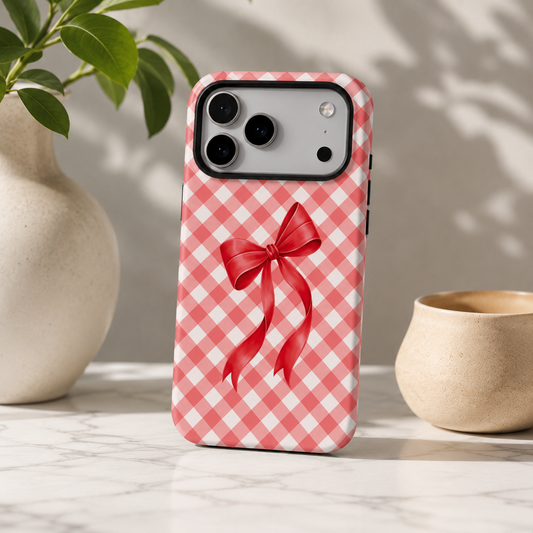 Pink Bow Armour Case
