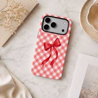 Pink Bow Armour Case