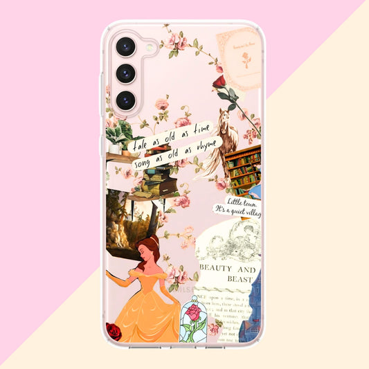 Sale Beauty & Beast Clear Soft Silicone Case