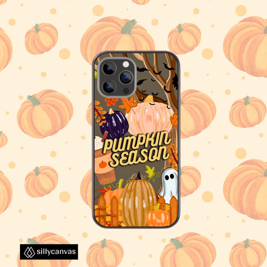 Pumpkin Season Glass Phone Case