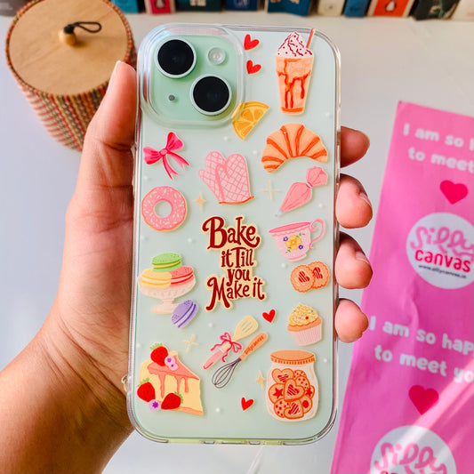 Clear Silicone Case Bake It Till You Make It