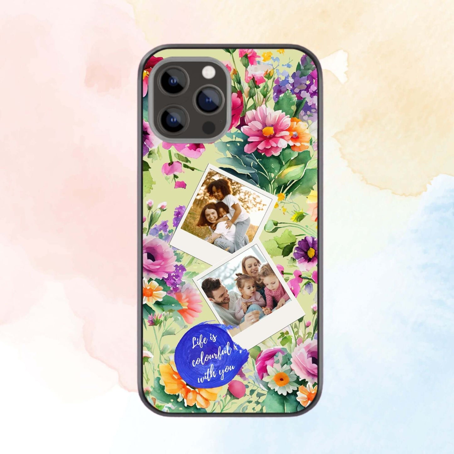 Custom Polaroid Case: Life is colourful with you