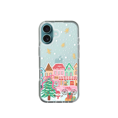 Clear Silicone Case Christmas Village