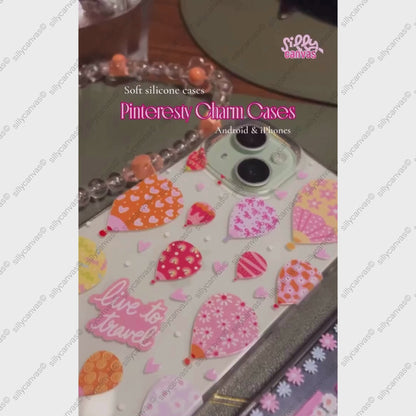 Clear Silicone Case Flower Market