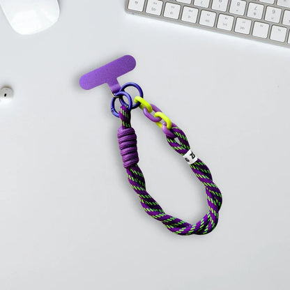 Silicone Clear Case with Purple Lanyard You Deserve Good Things